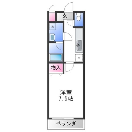 ポプラーレ狭山の物件間取画像